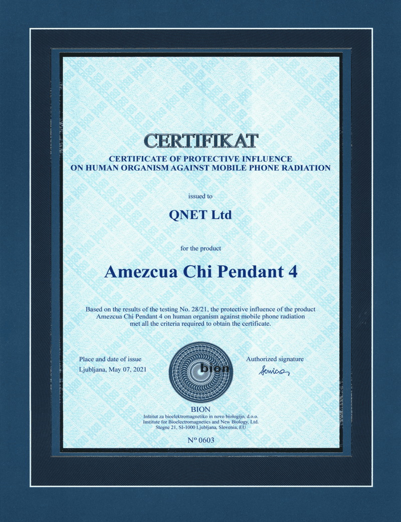 Certificate of Mobile Radiation